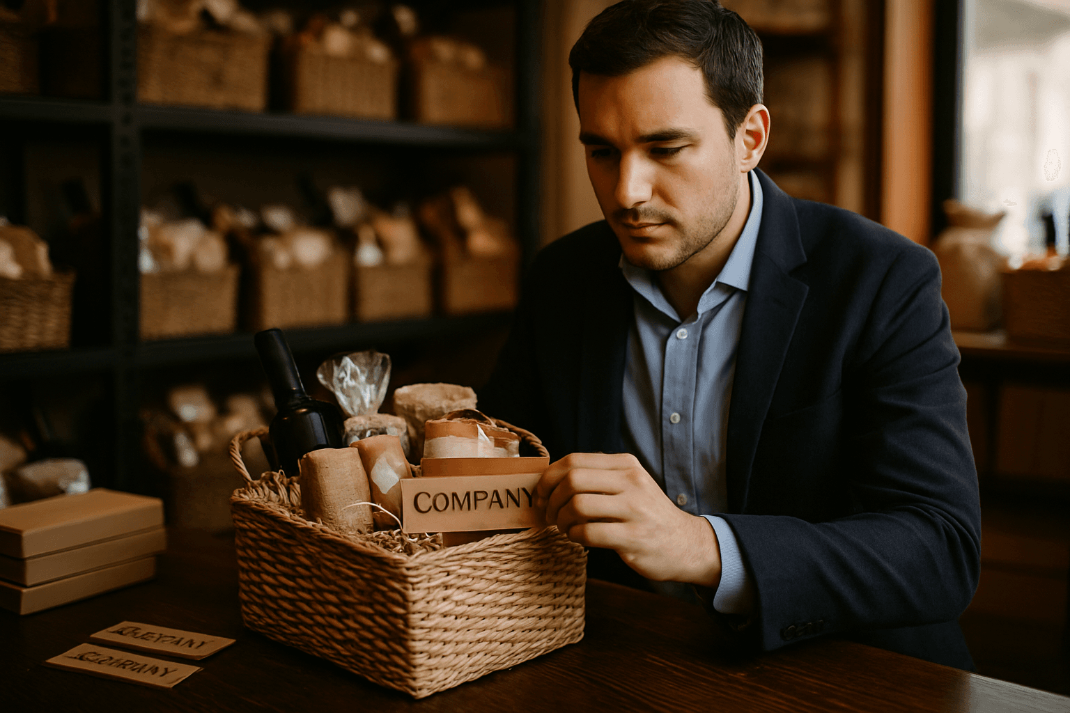 Professional photograph illustrating corporate gift basket personalization — cover image for "The Art of Personalization at Scale: How Jackson Hole Gift Baskets Tailors High-Volume Corporate Orders Without Losing the Local Touch" on Jackson Hole Gift Baskets