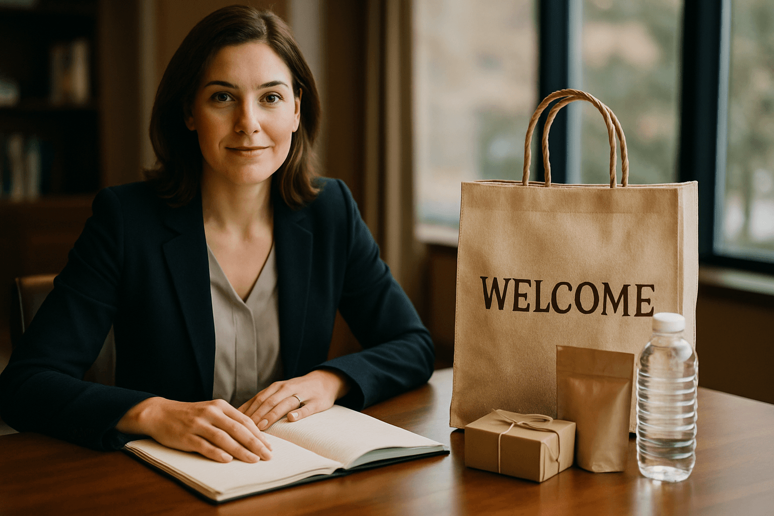 Professional photograph illustrating professional business and marketing concept — cover image for "The Art of the Welcome Bag: Current Trends in Jackson Hole Wedding Welcome Bag Contents and Presentation for 2026" on Jackson Hole Gift Baskets