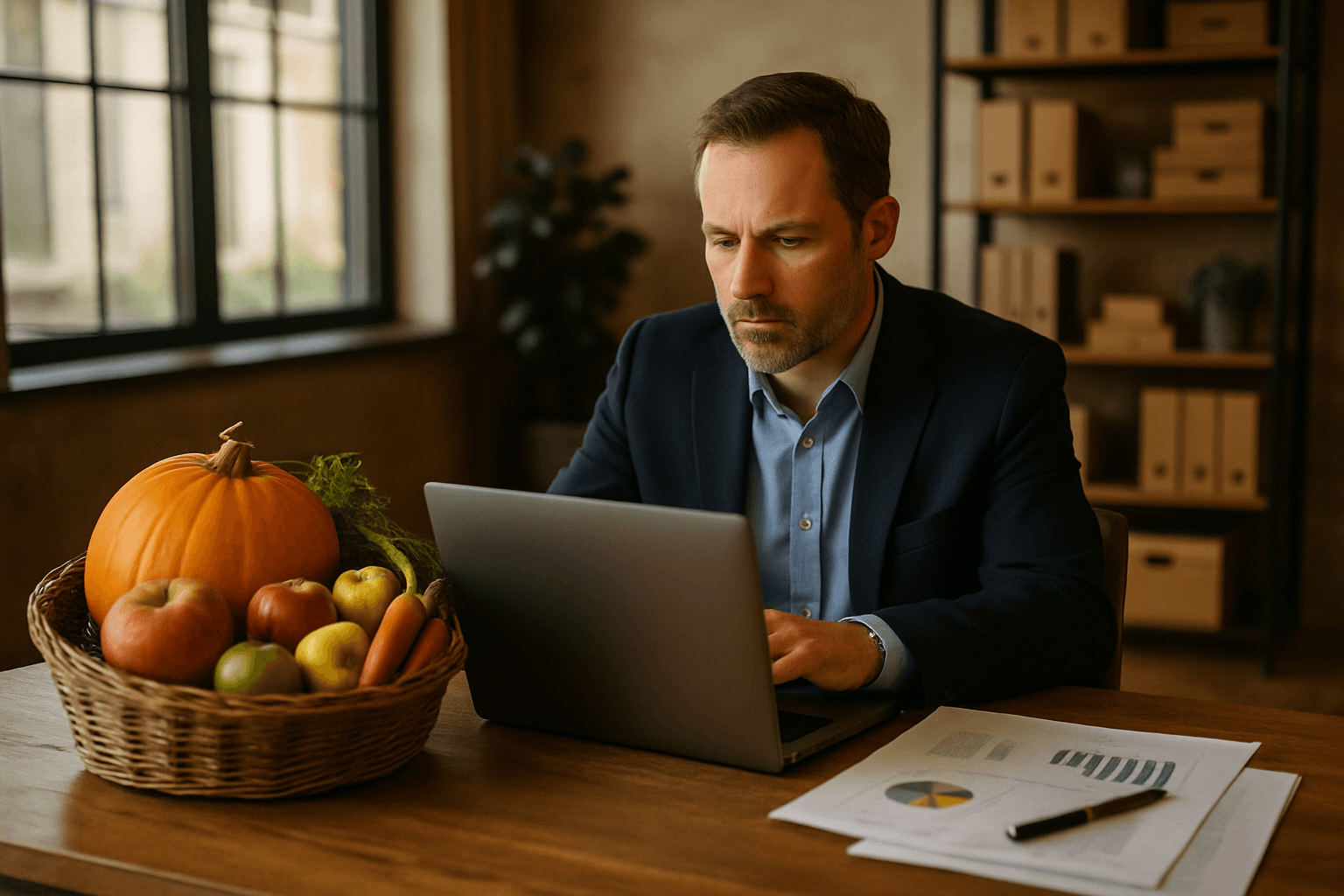 Professional photograph illustrating professional business and marketing concept — cover image for "Seasonal Sourcing Swaps: Rotating Your Jackson Hole Gift Program as Wyoming's Harvest Calendar Turns" on Jackson Hole Gift Baskets