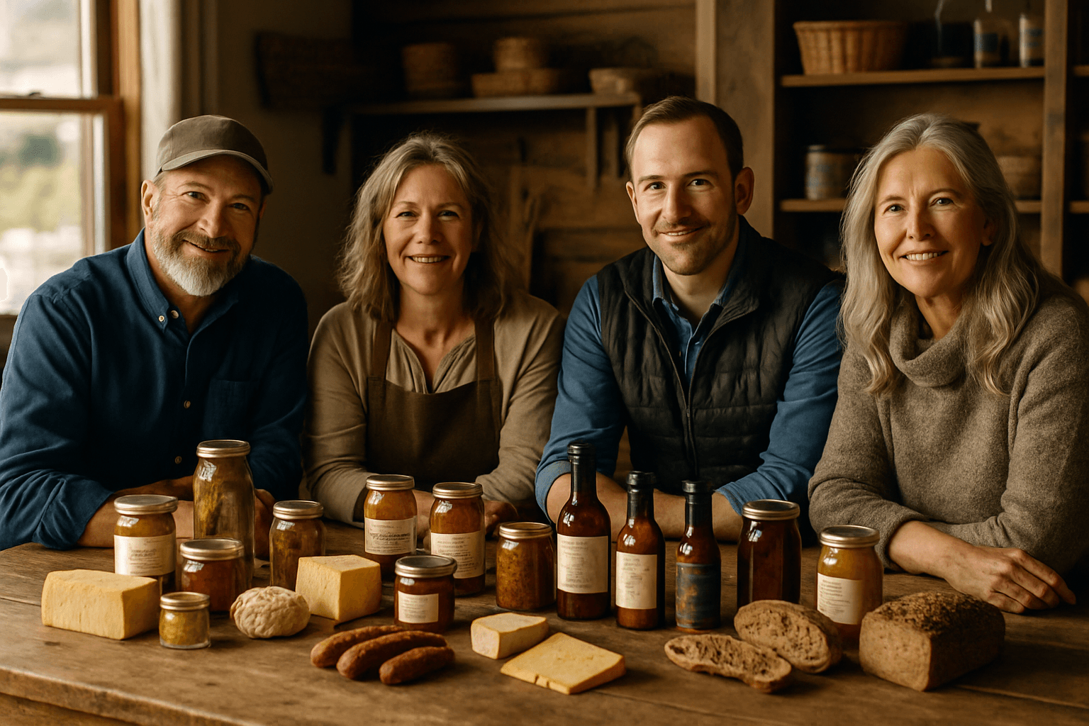 Professional photograph illustrating Jackson Hole artisan food producers — cover image for "9 Wyoming Artisan Food Producers Every Jackson Hole Gift Basket Curator Needs to Know" on Jackson Hole Gift Baskets