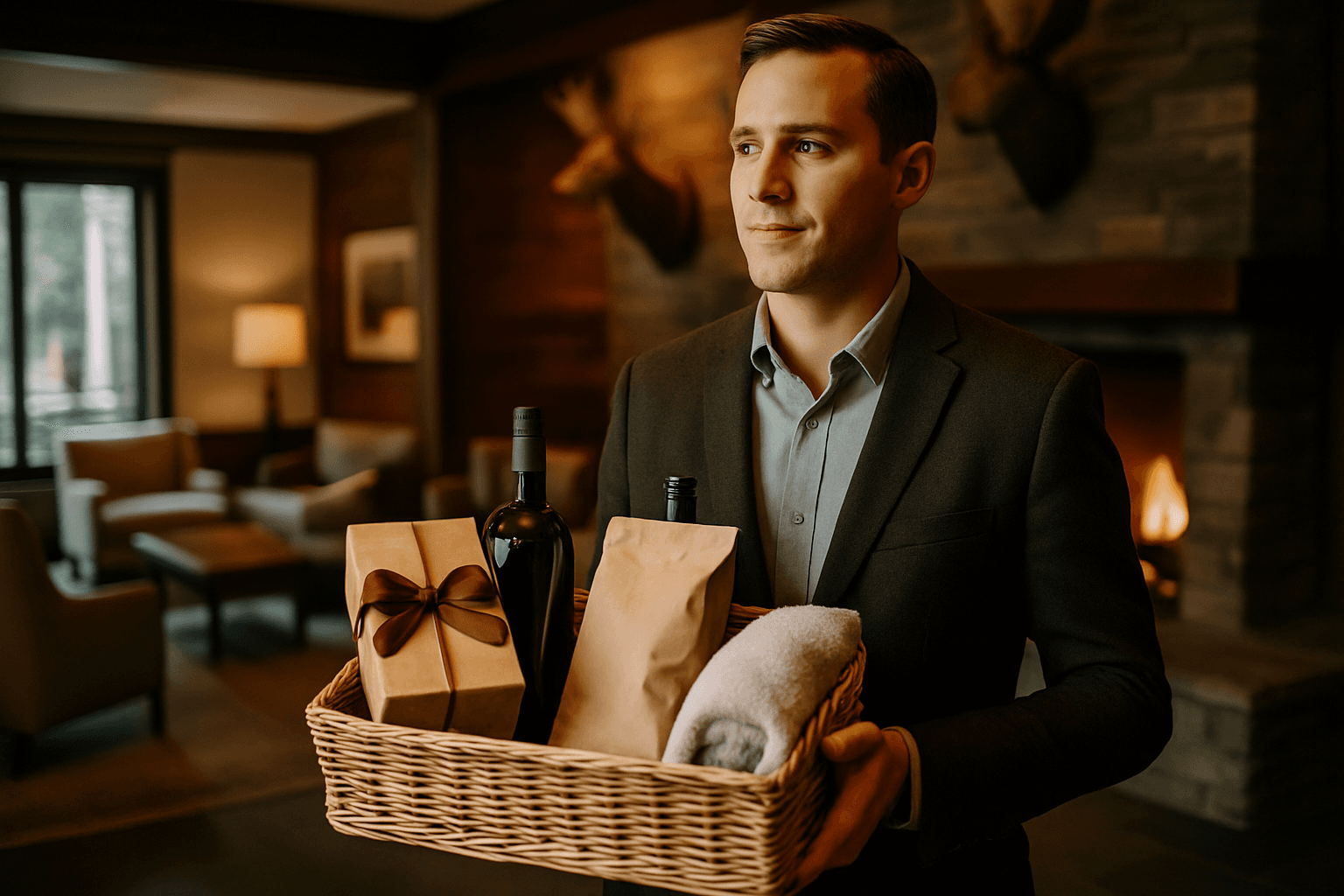 Professional photograph illustrating Jackson Hole boutique hotel trends — cover image for "9 Reasons Jackson Hole's Boutique Hotels Are Betting Big on Guest Gifting" on Jackson Hole Gift Baskets