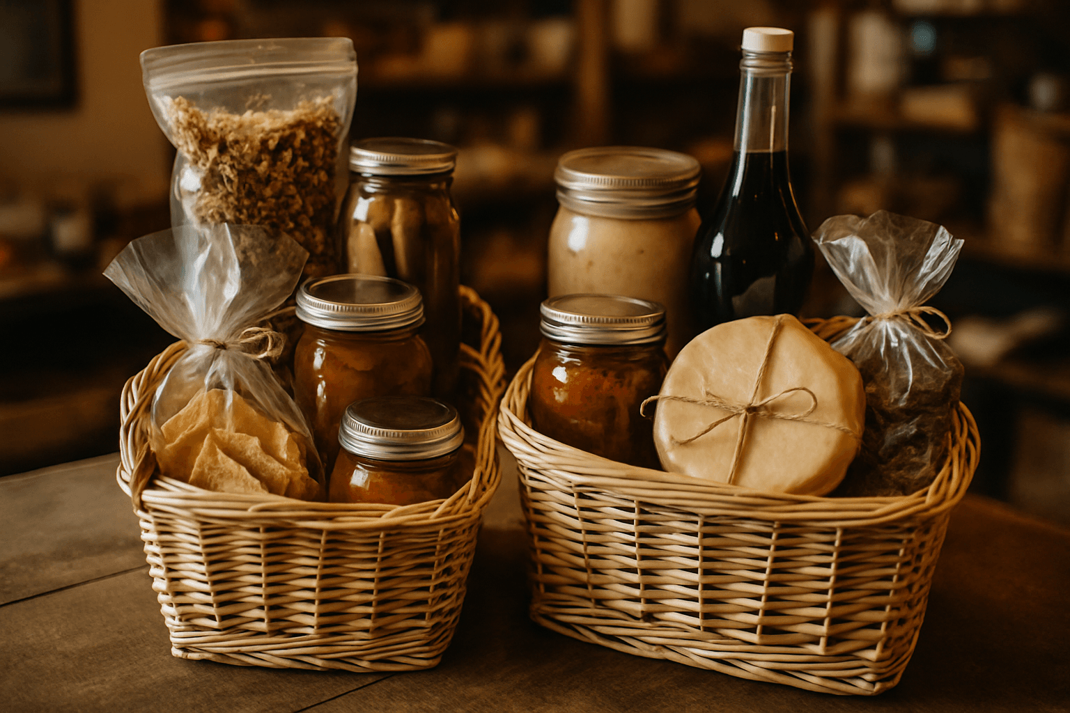 Professional photograph illustrating Wyoming artisan food gift baskets — cover image for "9 Wyoming Artisan Food Producers Every Jackson Hole Gift Basket Curator Should Know" on Jackson Hole Gift Baskets