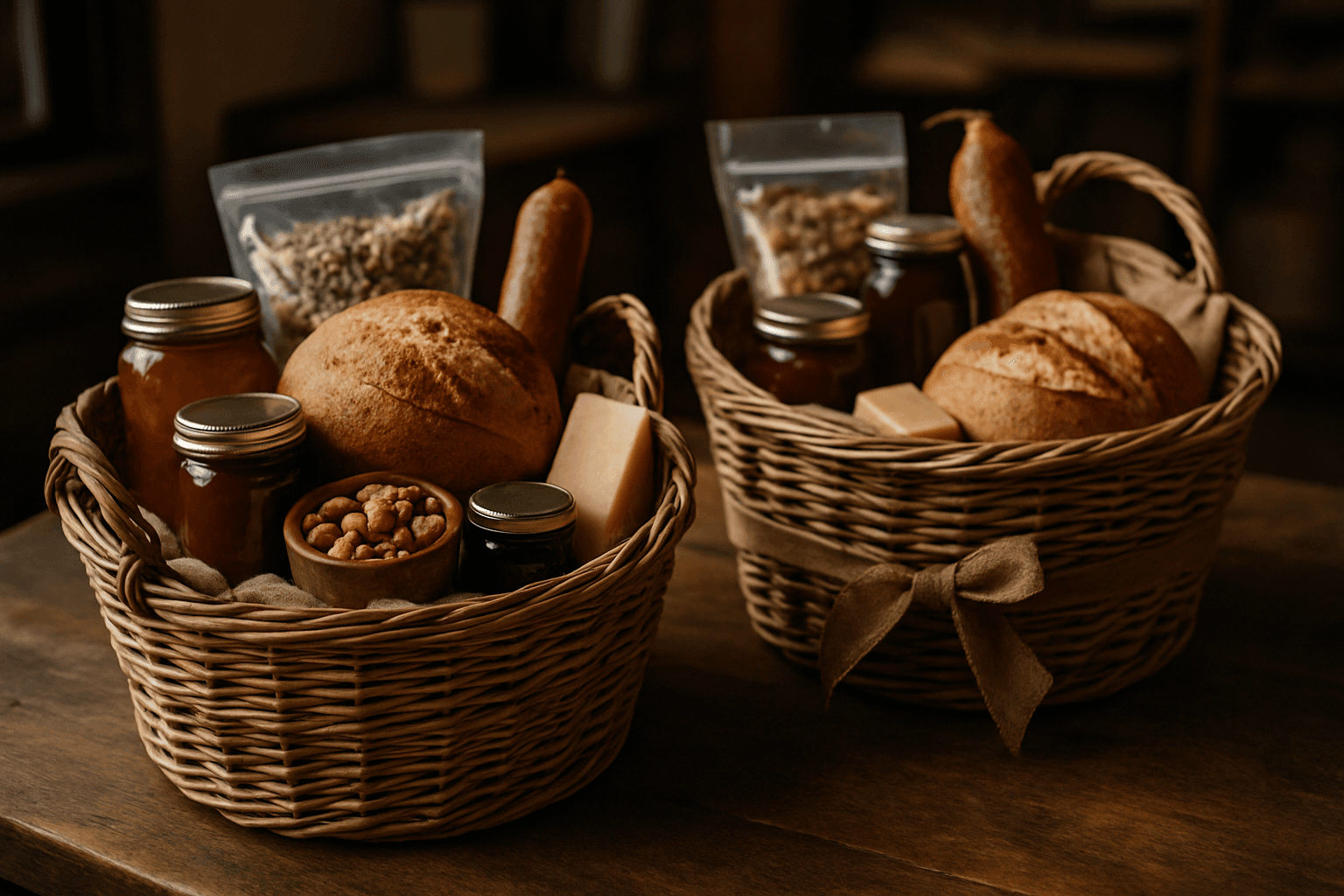Professional photograph illustrating Wyoming gourmet food gift baskets — cover image for "12 Wyoming Artisan Food Producers Every Jackson Hole Gift Service Should Source From in 2026" on Jackson Hole Gift Baskets