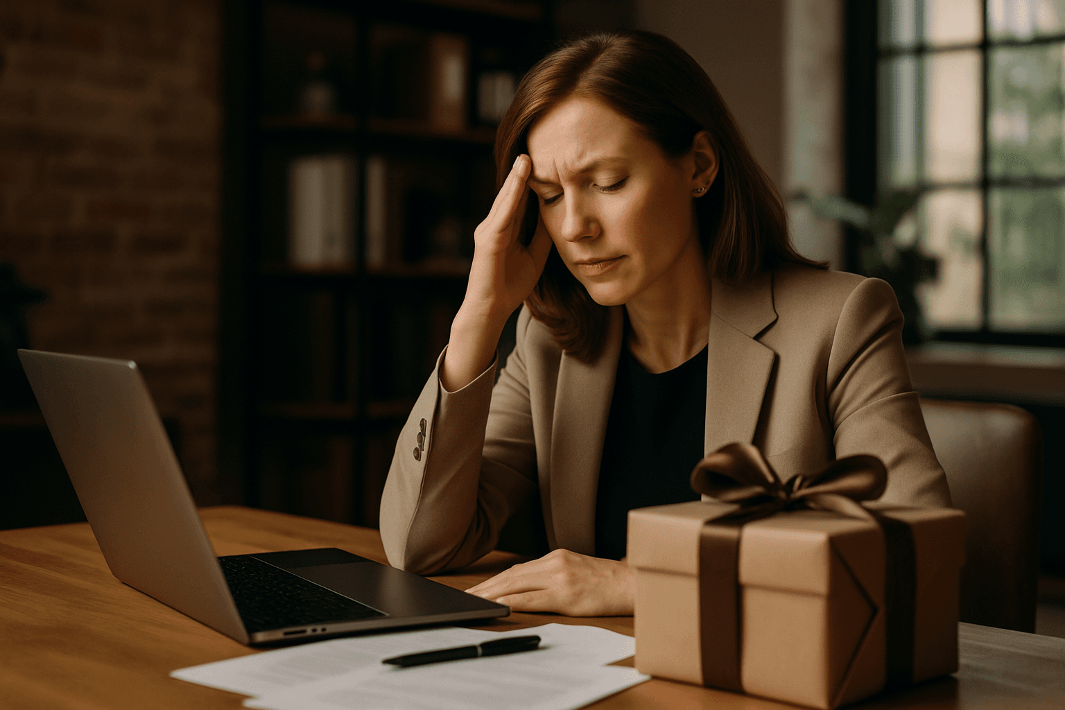 Professional photograph illustrating professional business and marketing concept — cover image for "6 Corporate Gifting Stress Points Every Jackson Hole Executive Assistant Faces (And How Concierge Services Solve Them)" on Jackson Hole Gift Baskets