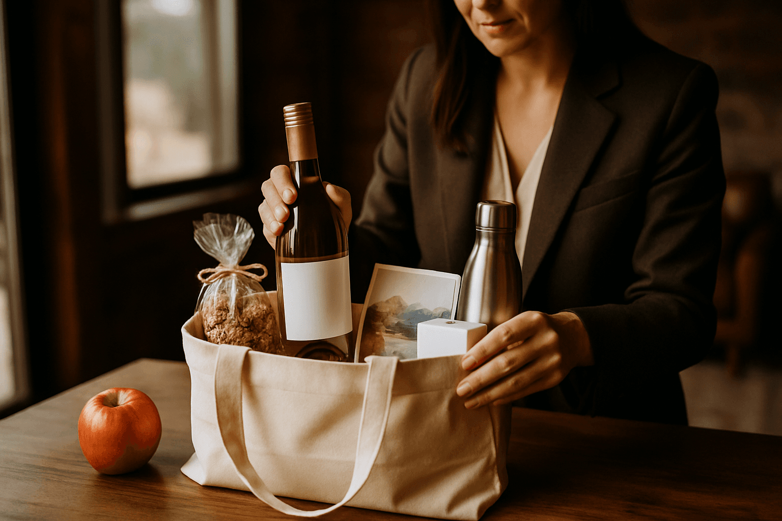 Professional photograph illustrating destination wedding gift etiquette — cover image for "10 Destination Wedding Gift Etiquette Rules for Welcome Bags in the Tetons" on Jackson Hole Gift Baskets