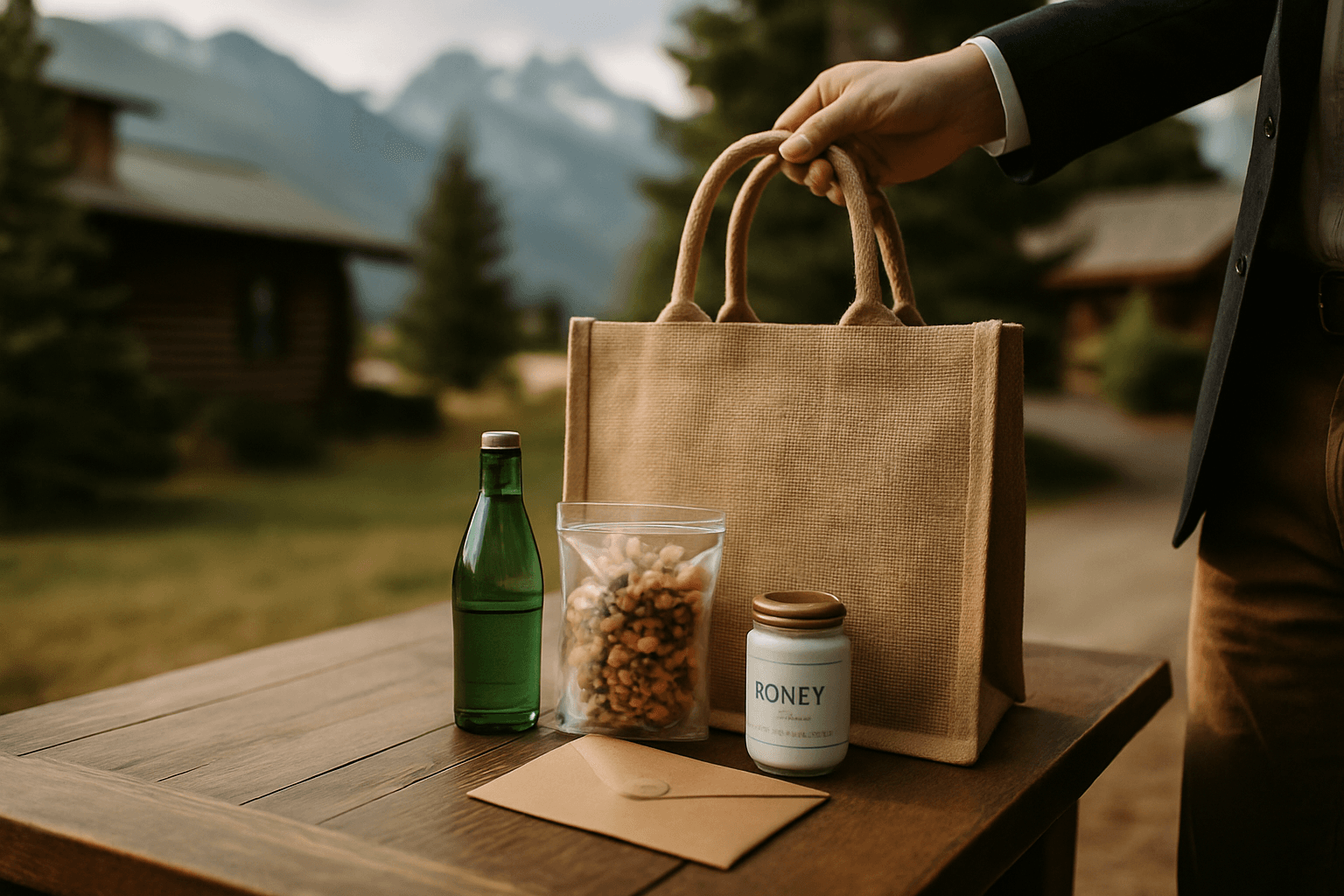 Professional photograph illustrating Jackson Hole gifting etiquette resort destination markets — cover image for "The Complete Guide to Teton Wedding Welcome Bag Etiquette From Venue Drop-off to Guest Delivery" on Jackson Hole Gift Baskets