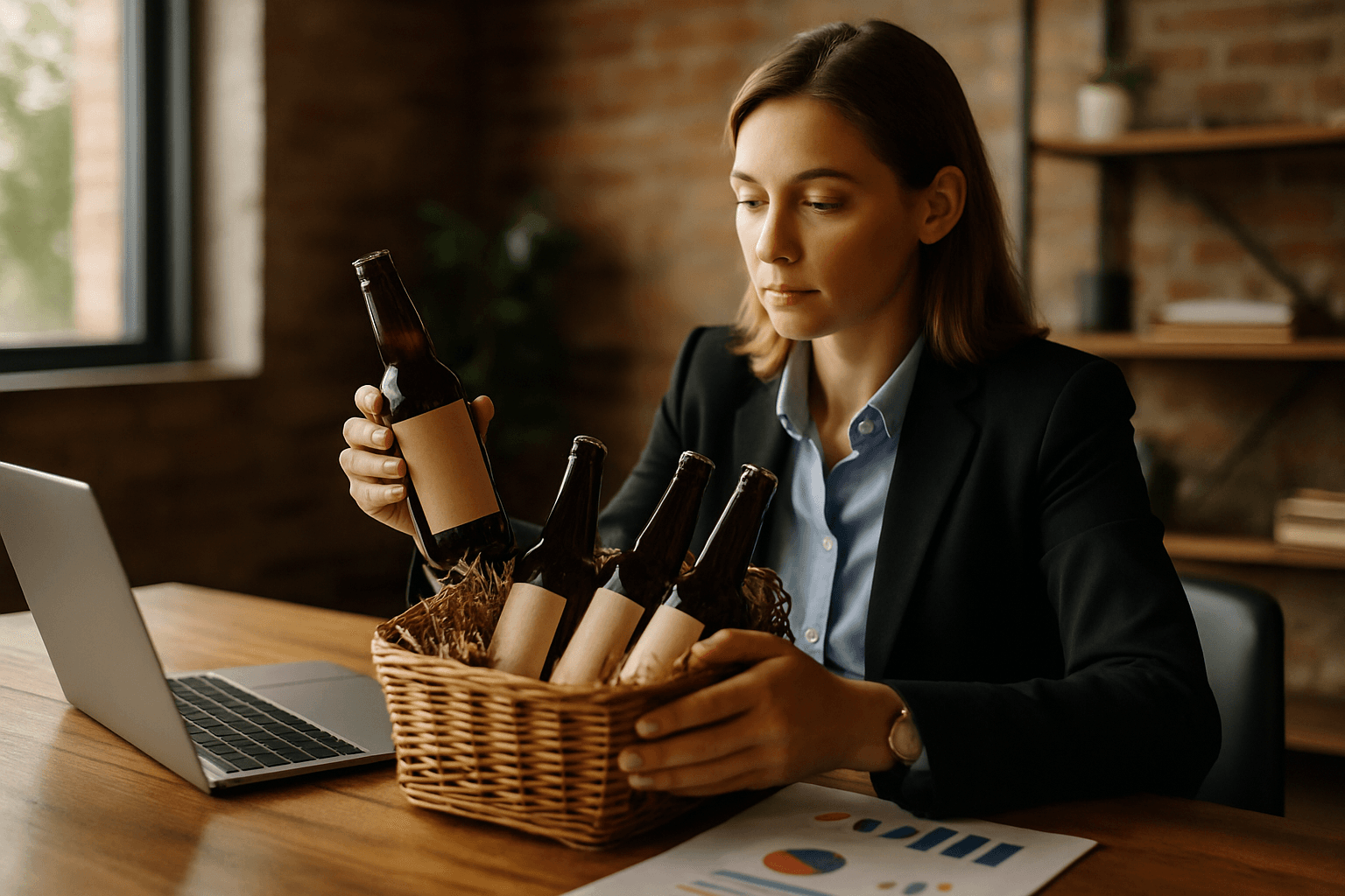 Professional photograph illustrating professional business and marketing concept — cover image for "9 Wyoming Craft Breweries Perfect for Jackson Hole Gift Basket Curation (2026)" on Jackson Hole Gift Baskets