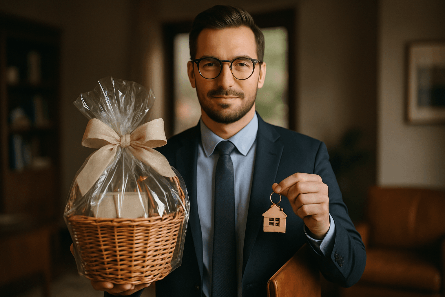 Professional photograph illustrating professional business and marketing concept — cover image for "6 Jackson Hole Real Estate Closing Gift Ideas That Welcome Home Buyers to Wyoming" on Jackson Hole Gift Baskets