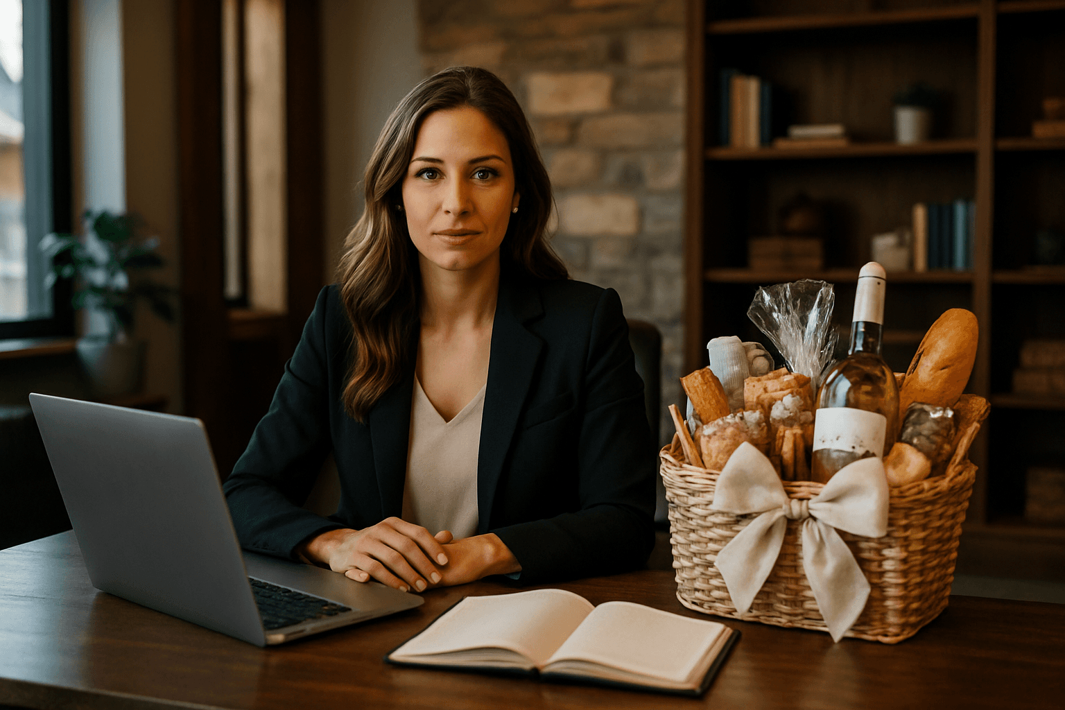 Professional photograph illustrating professional business and marketing concept — cover image for "The 6-Step Realtor Gift Strategy: Welcome-Home Baskets That Close Deals in Jackson Hole" on Jackson Hole Gift Baskets