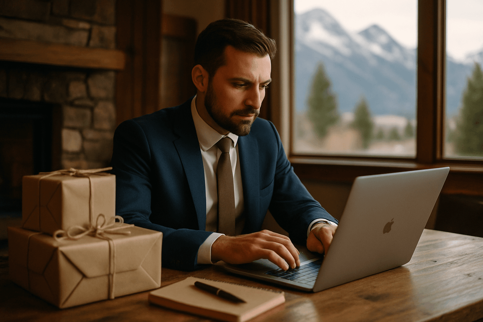 Professional photograph illustrating professional business and marketing concept — cover image for "The Ultimate Guide to Corporate Retreat Gifting in Jackson Hole for Event Planners in 2026" on Jackson Hole Gift Baskets