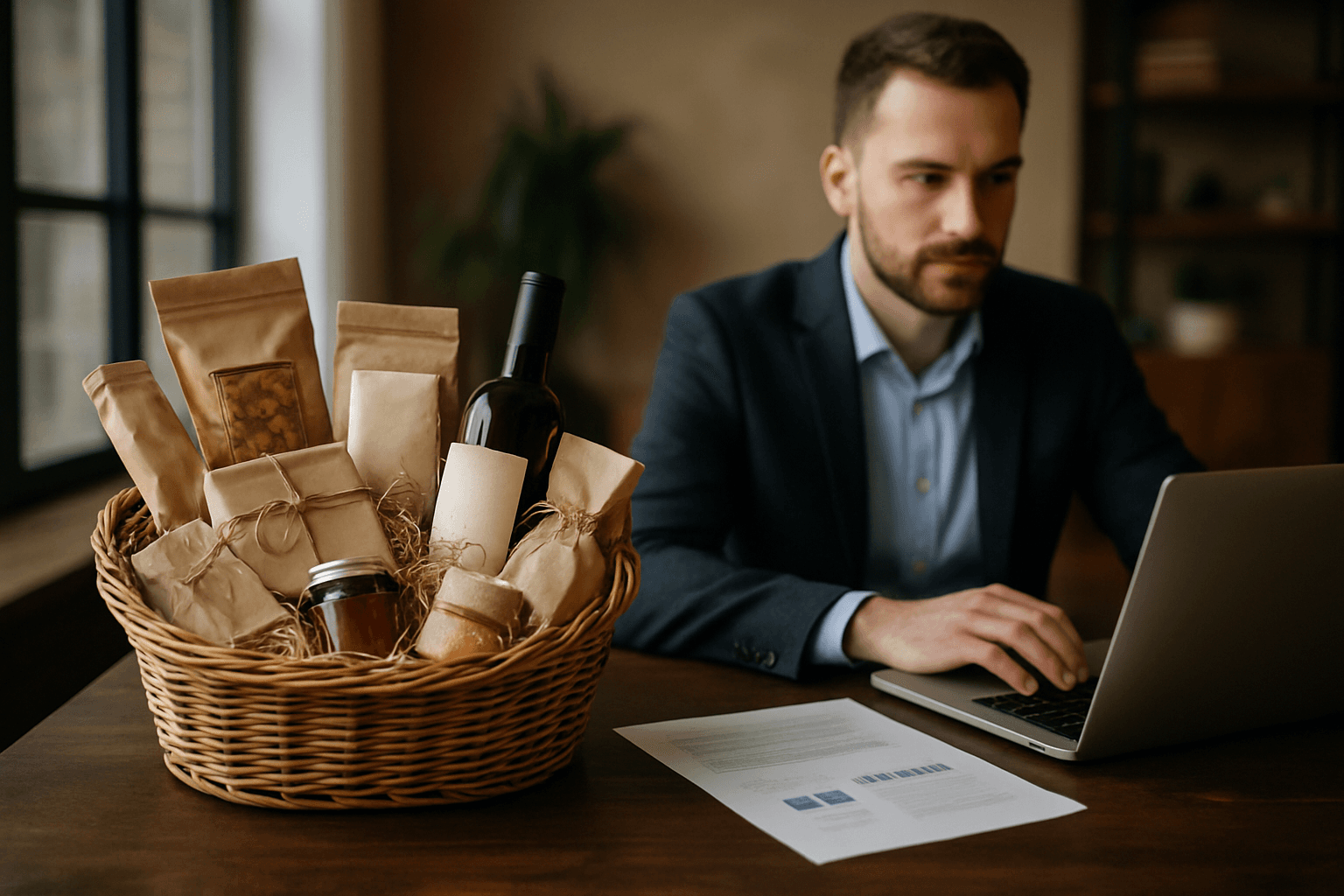 Professional photograph illustrating professional business and marketing concept — cover image for "6 Budget-Friendly Corporate Gifting Strategies for Small Businesses Ordering Jackson Hole Gift Baskets in 2026" on Jackson Hole Gift Baskets