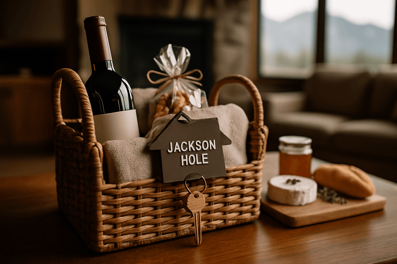 Professional photograph illustrating Jackson Hole realtor closing gift — cover image for "The 7 Jackson Hole Realtor Closing Gift Add-Ons That Turn Buyers Into Referral Sources" on Jackson Hole Gift Baskets