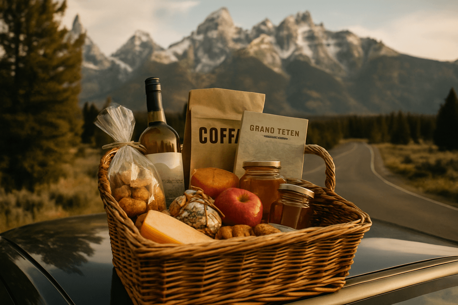 Teton Park Road Opens May 1: Send the Perfect Welcome Basket for Your First-Drive-In Guests