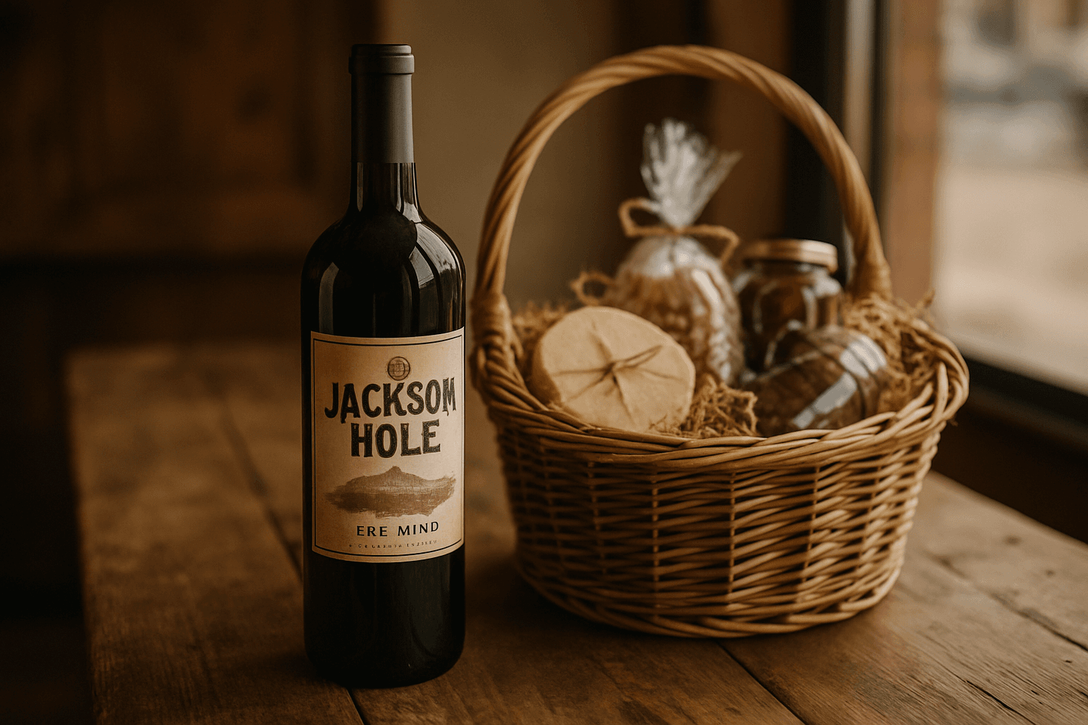 Professional photograph illustrating Jackson Hole wine — cover image for "Jackson Hole Wine Culture: Why Regional Wyoming Wines Deserve a Place in Your Gift Basket" on Jackson Hole Gift Baskets
